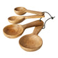 Measuring Spoons - Set of 4 - Mango Wood