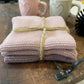 Dish  Cloth - Pink Tones - 100% Cotton - Set of 3