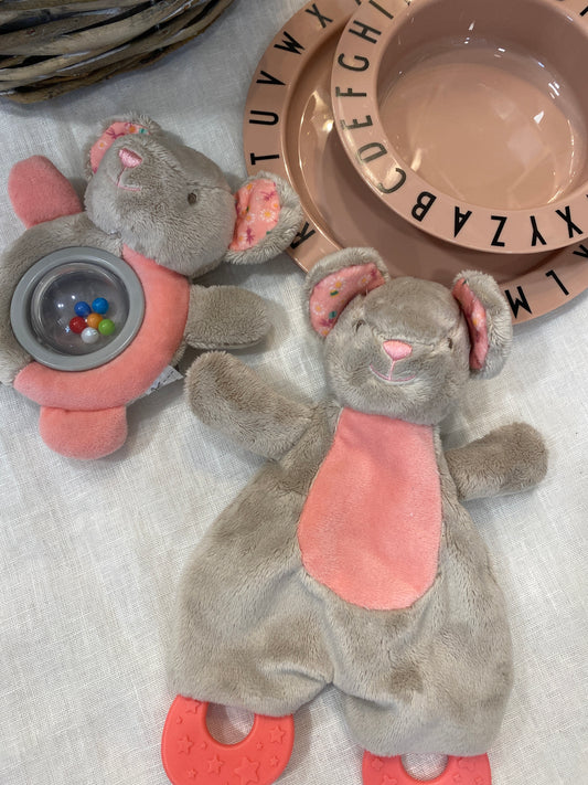 Baby Soother - Teddy - Soft Pink