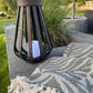 Lantern - Natural Colour - Solar - H34cm