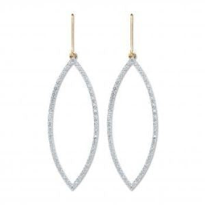 Juleo Jewellery - 9ct Yellow Gold -  Diamond Drop Earrings