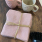 Dish  Cloth - Pink Tones - 100% Cotton - Set of 3