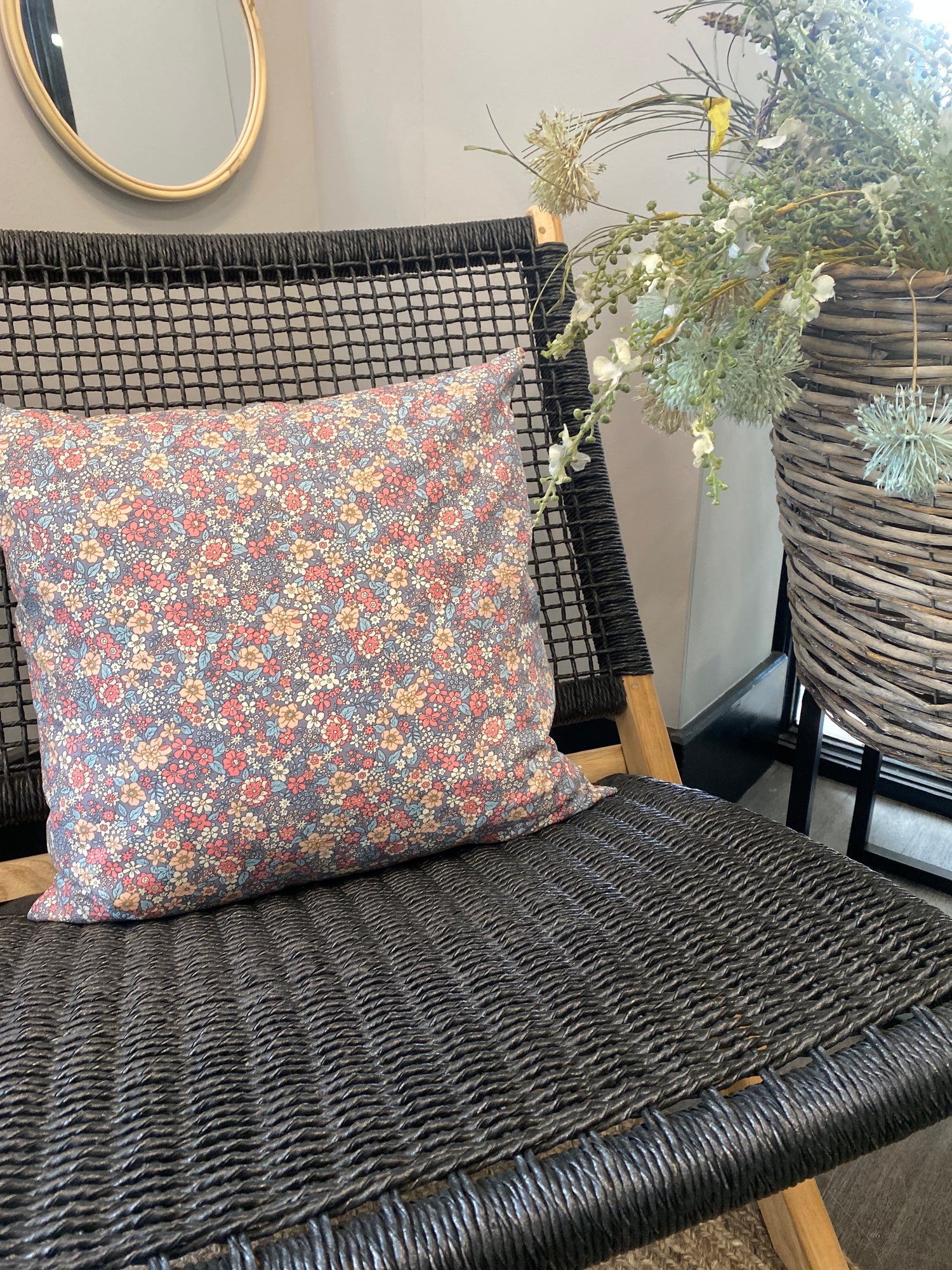 Cushions - Flower Print - 100% Cotton
