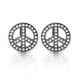 Juleo Jewellery - Statement Peace Sign Stud Earring