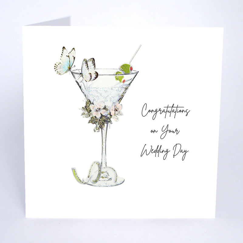 Card 16x16cm - Wedding Day Congratulations