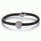 Juleo Jewellery -  Mesh Bracelets with a Charm - Rose Gold  & Black Rhodium