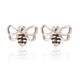 Silver Bee Stud Earrings