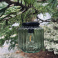 Hurricane Lamp - Green Glass - Solar