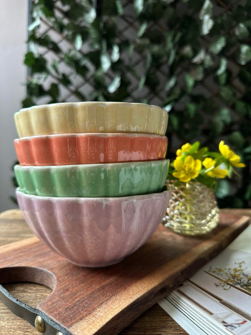 Bowl - Stoneware - Coral