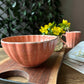 Bowl - Stoneware - Coral