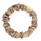 Hair Scrunchie - Silk - HEART SAND/G