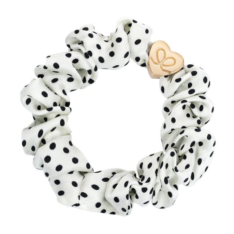 Hair Scrunchie - Silk - POLKA DOT