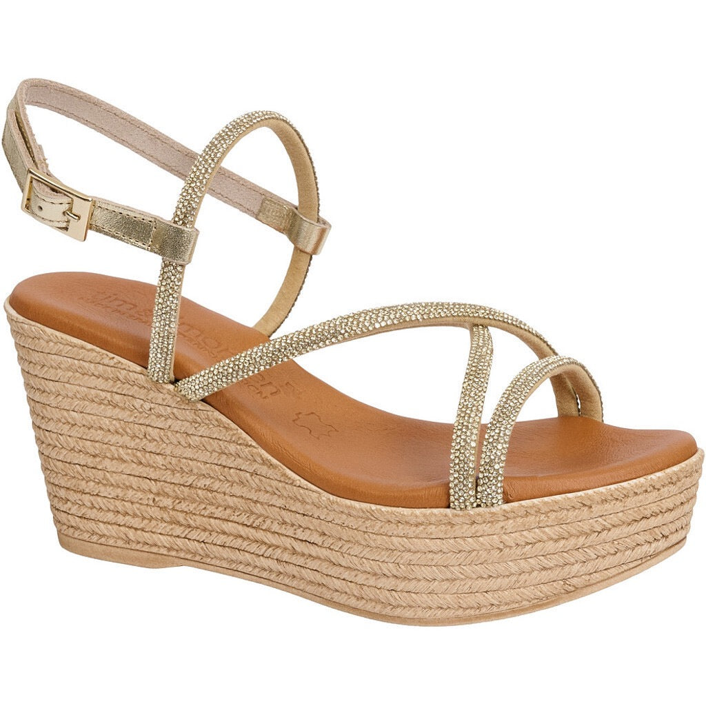 Sandals Wedge - KELDA - Platino