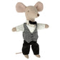 Waiter Mouse - Black & White Clothes