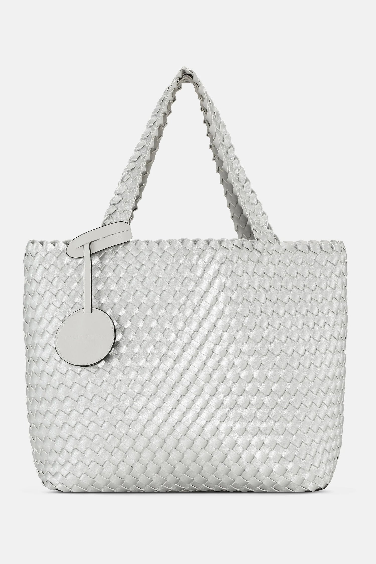 Handbag BAG08 - Woven - Moonstruck/Silver