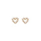 LARA - Caeur Studs - Clear