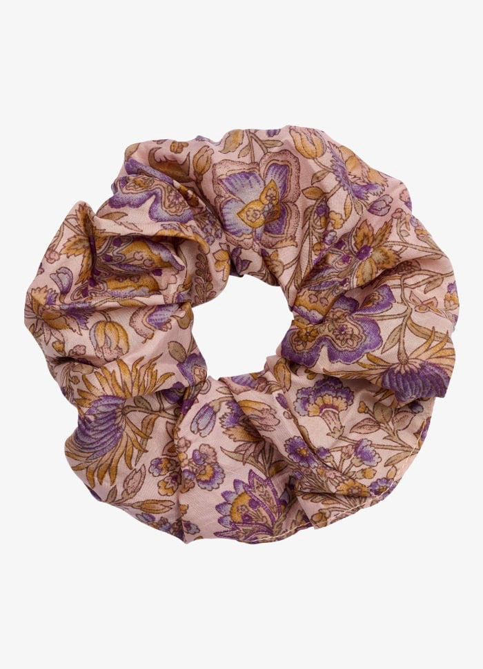 Hair Scrunchie - MEADOW - Silk  - 182