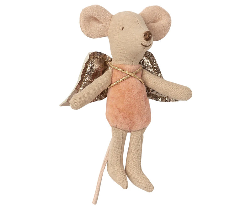 Little Fairy Mouse - Velvet Dress - Pink