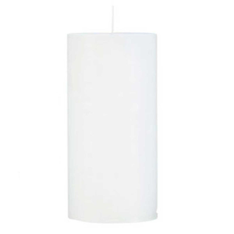 Block Candle - D10 x H25cm - Rustic White