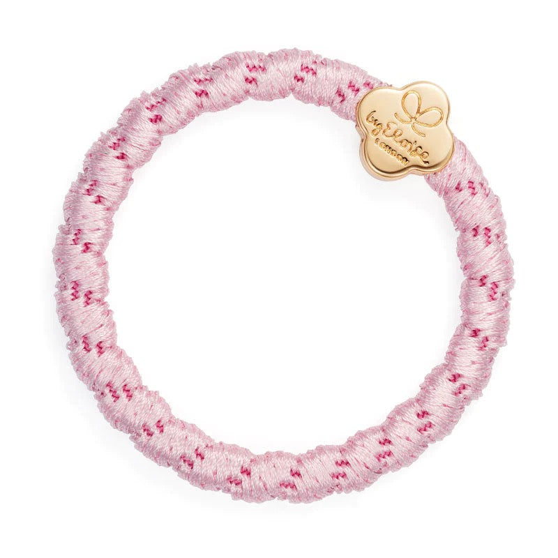 Hair Tie - QUATREFOIL Soft Pink/G