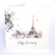 Card 16x16cm - Happy Anniversary