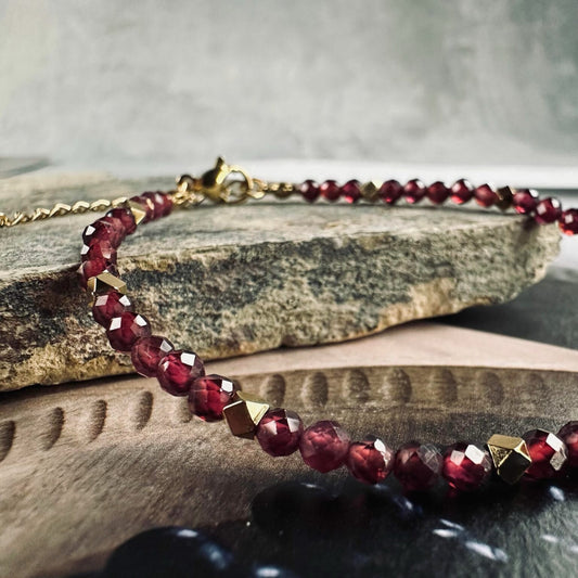 LIV- Semi Precious Stones- Garnet