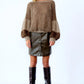 Jumper - LIANA Knit -Brown / Camel