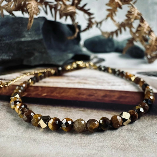 Bracelet - Semi Precious Stones - Tiger Eye