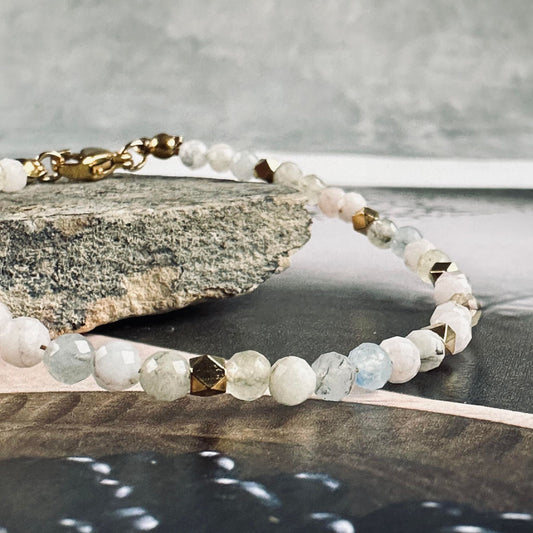 Bracelet - Semi Precious Stones - Morganite