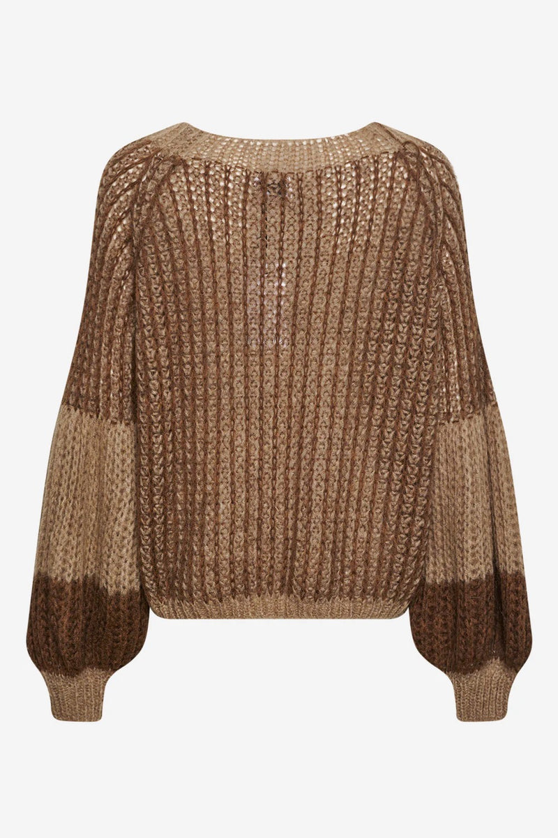 Jumper - LIANA Knit -Brown / Camel