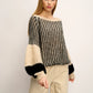 Jumper - LIANA Knit -Cream / Black