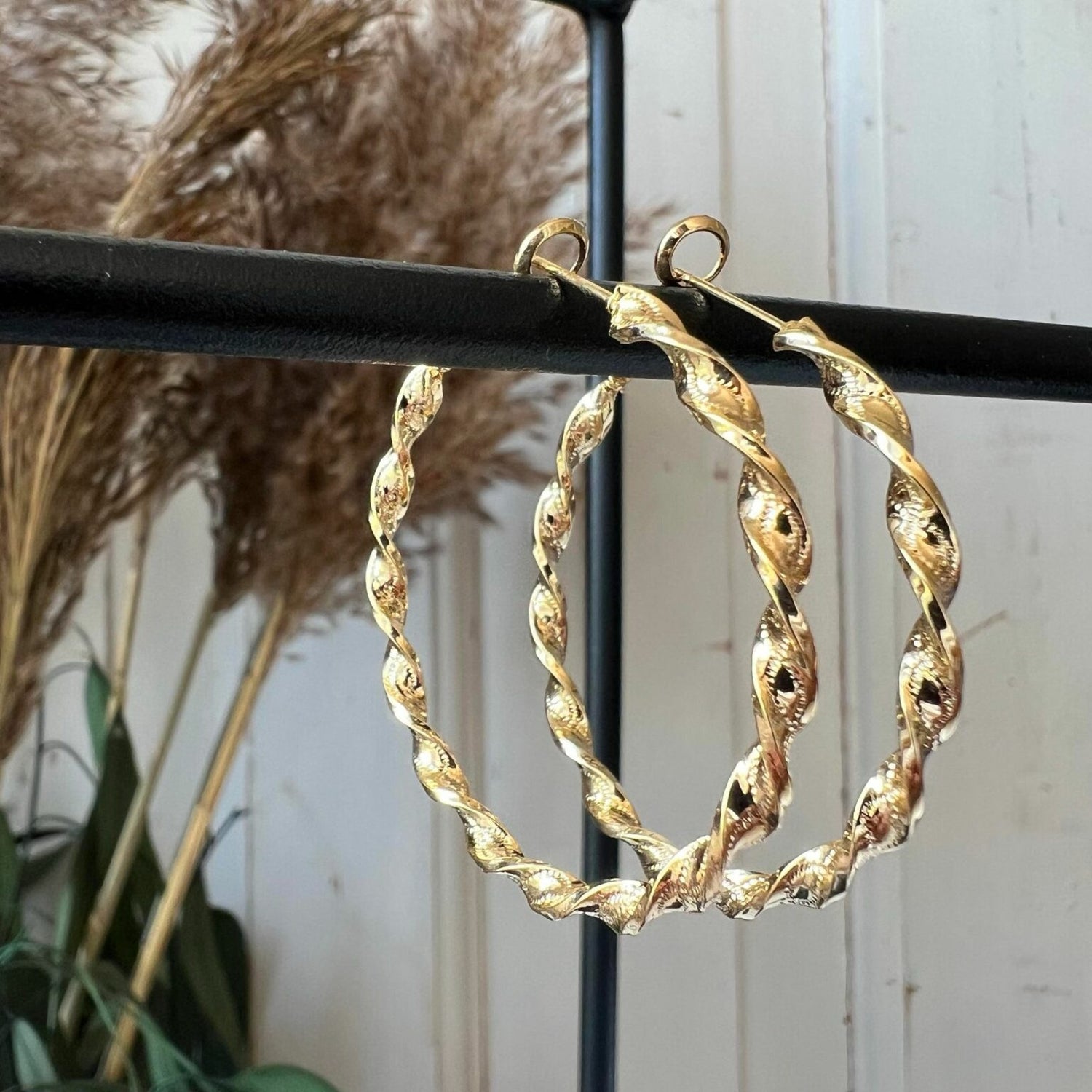 Hoops Charlotte - Gold Plated