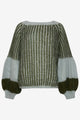 Jumper - LIANA Knit -Light Blue /Army