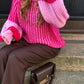 Jumper - LIANA Knit -Pink / Bubblegum