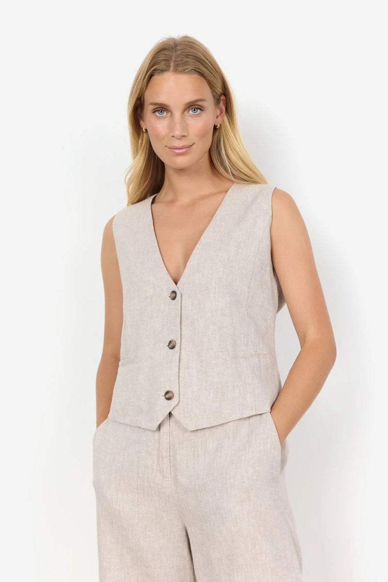 Waistcoat - SC ERIS  3 - Creme