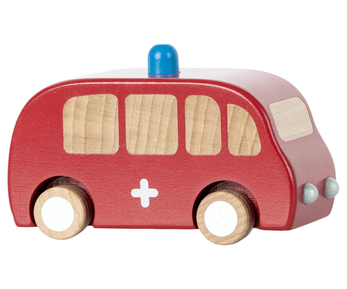 Wooden Fire Truck - Red