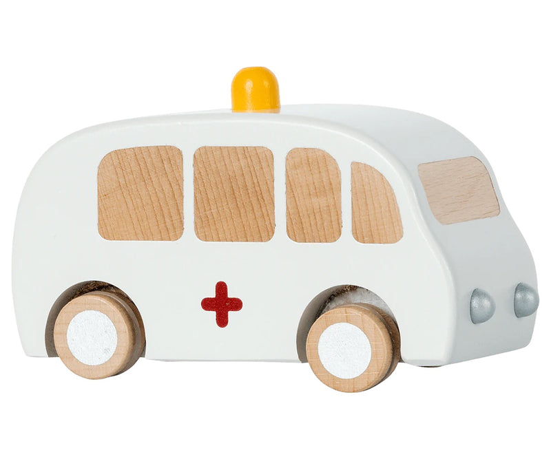 Wooden Ambulance - White