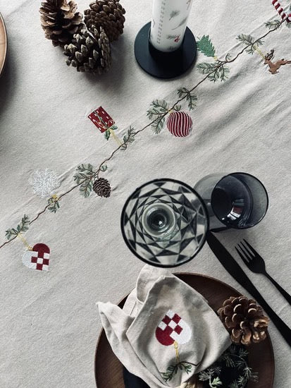 Christmas Table Cloth - Fabric - Choose Length