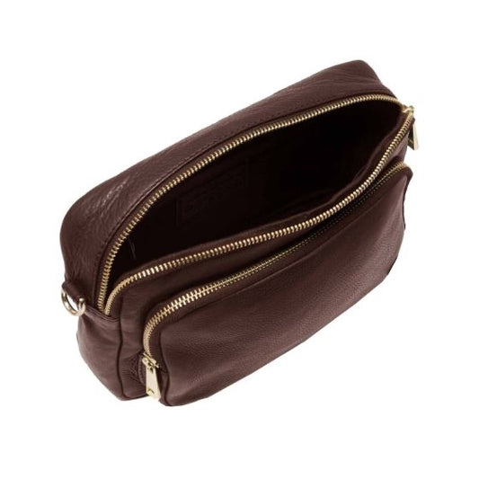 Bag Crossbody Leather - Brandy