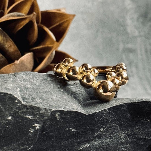 JAYNA - Ring - Stainless Steel - Gold Plated