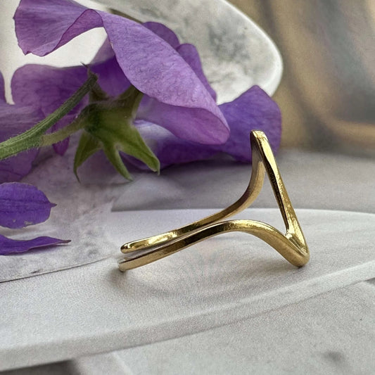 IZZY - Ring - Stainless Steel - Gold Plated