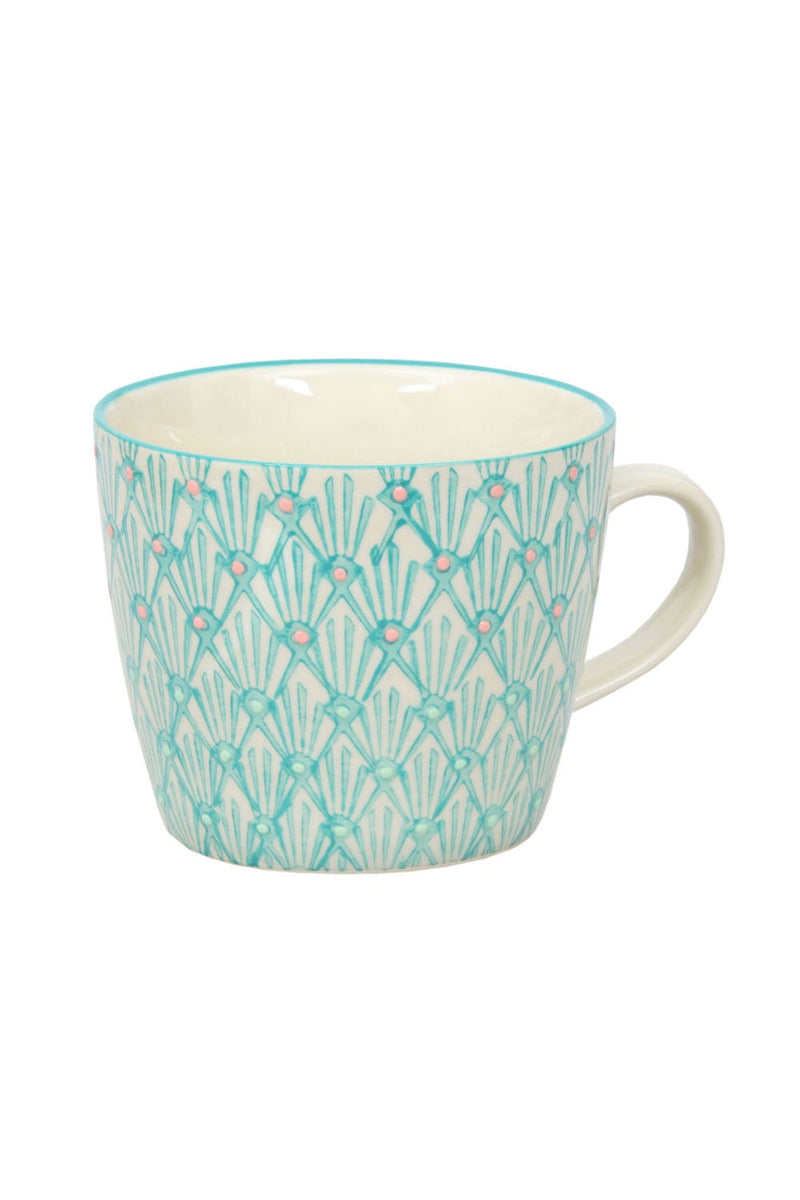 Mug -  Aqua / Pink