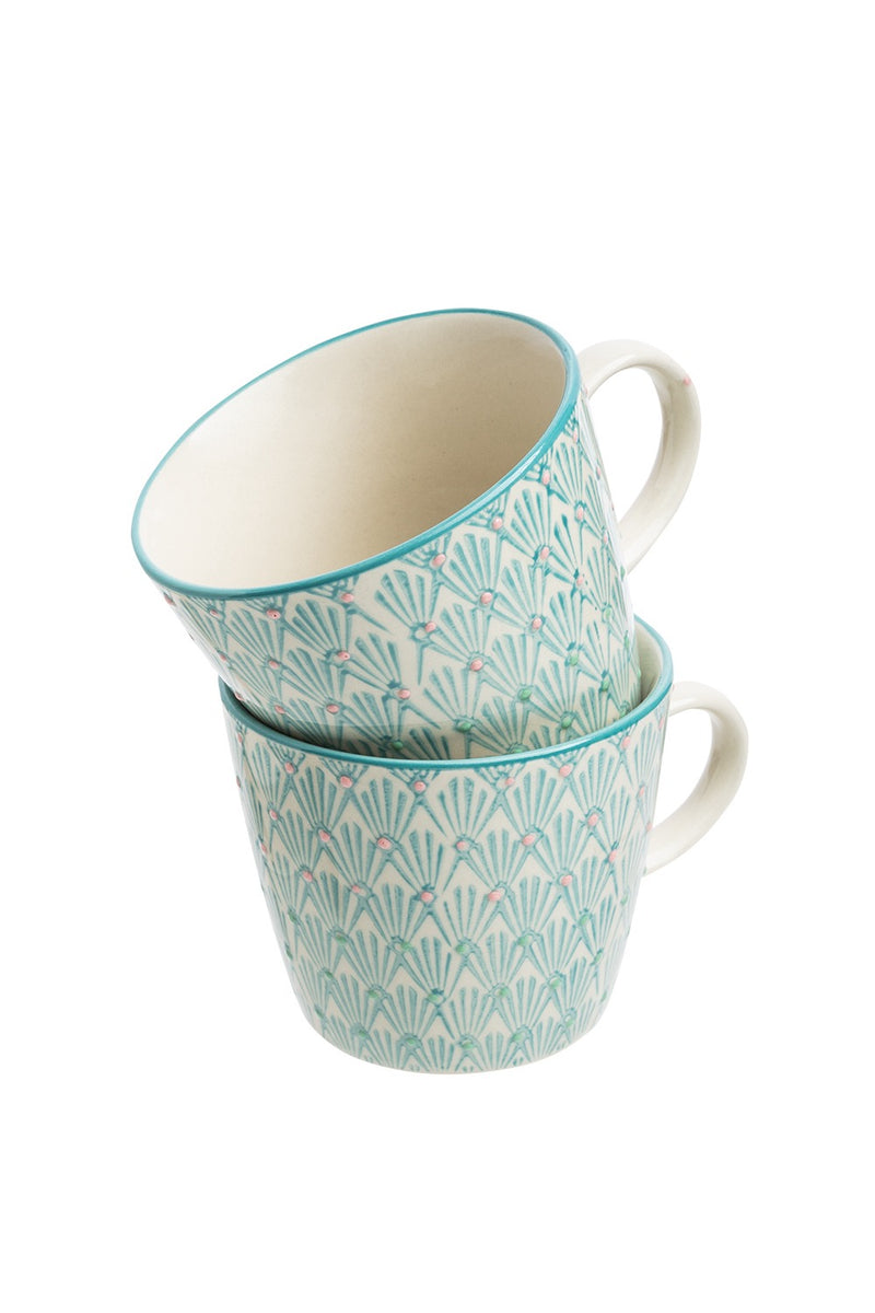 Mug -  Aqua / Pink