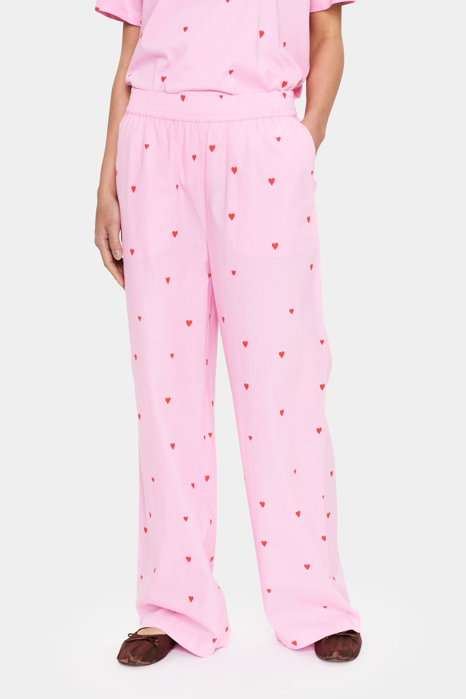 Pants With Hearts - JALINE - Bonbon Flame