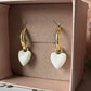 Dina Earrings - Stainless Steel - Off White