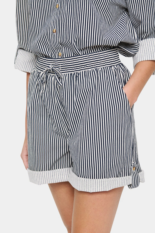 Shorts - ZALINDA - Ice Night Stripe
