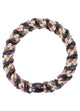 Hair Tie Stripe Glitter - Mix Moss Grey