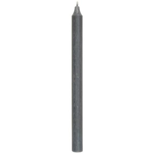 Dinner Candle - Rustic - Grey