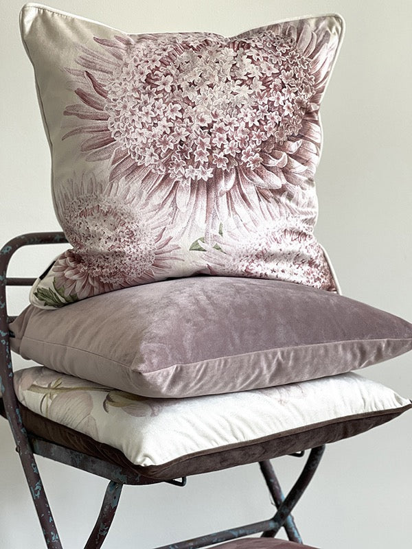 Cushion With Filling - Pink Flower