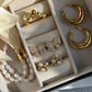 MAISA - Earrings - Gold plated - Pearls